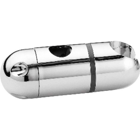 SUPPORTO SCORREVOLE IN ABS CROMATO PER ASTA D. 18 MM Cromo