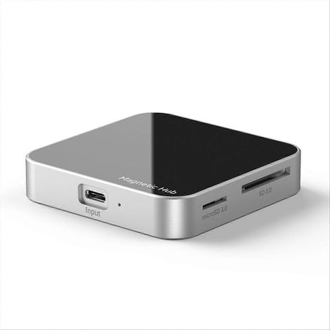 Hub USB-C 3.2 7 en 1, station d'accueil magnétique, charge rapide PD 100 W, 10 Gbit/s, compatible 4K 60 Hz et ordinateur portable, adaptateur multiport USB-C pour téléphone et ordinateur portable. (1/5)
