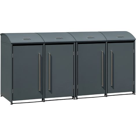 Westmann Boîte à ordures en métal Moderna 4 4x240 L (1/5)