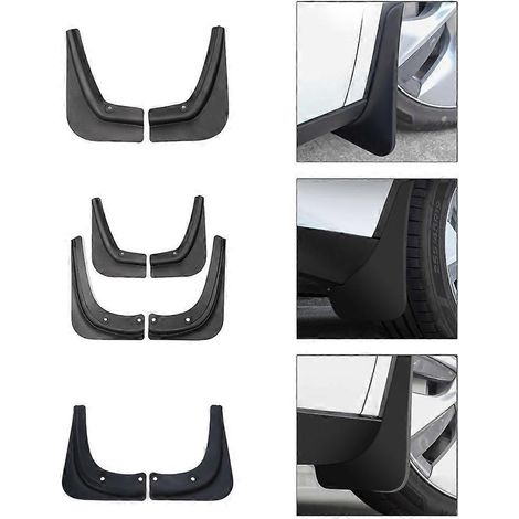 Garde-boue de protection contre les projections de boue pour Tesla Model 3 / Model Y - Roue arrière (ensemble de 2 pièces) - Model 3 (1/4)