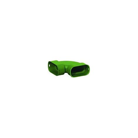 Wolf CWL Excellent coude 2576165 90 degrés, pour conduit plat, 50 x 100, horizontal