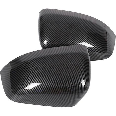 2 Stück Rückspiegelabdeckungen 5G0857537 aus ABS-Kunststoff, Ersatz für Jeep Grand Cherokee 2011–2019, Carbon (1/5)