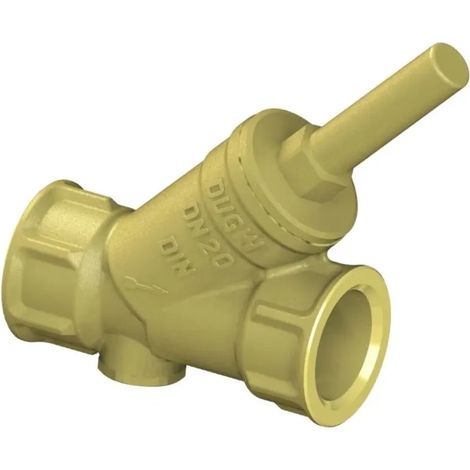 JS Válvula antirretorno con conexión de manguito, sin vaciado, DN20, rosca interior 3/4'', certificado DVGW, 0013252000001