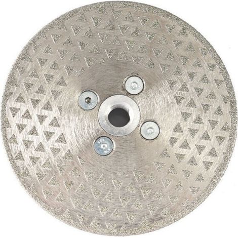 Disque Diamanté à Tronçonner et à Meuler 125 mm x M14 Lame de Scie Électroplaqué pour Pierre Marbre Carreaux Granit (1/4)