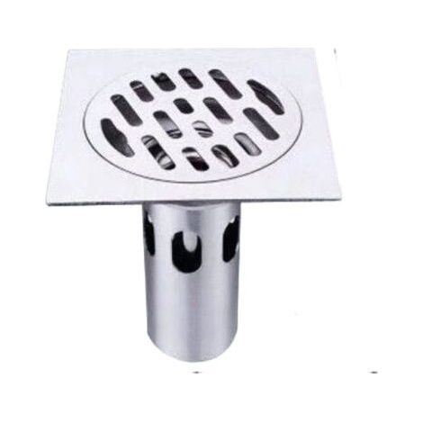Square stainless steel floor drain for bathtub and kitchen (1/5)