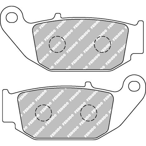 Plaquette de frein Semi-Métal Eco-Friction Route - R90