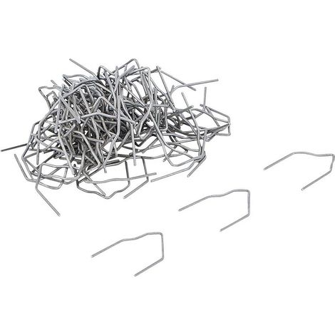 Jeu d'Agrafes de Réparation 100 pcs 0,8 mm - Pour Coins Intérieurs - Fixation Précise et Durable - D-Work (1/5)
