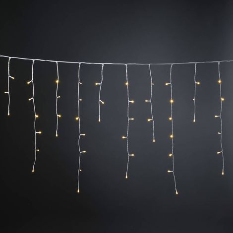 Konstsmide Guirlande lumineuse stalactites, effet chute de neige pour l'extérieur 230 V/50 Hz CEE: E (1/2)