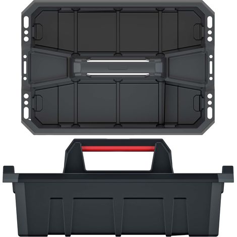 CARGO PLUS 50 PORTE-OUTILS AVEC POIGNÉE ERGONOMIQUE EN ALUMINIUM NOIR KISTENBERG 1