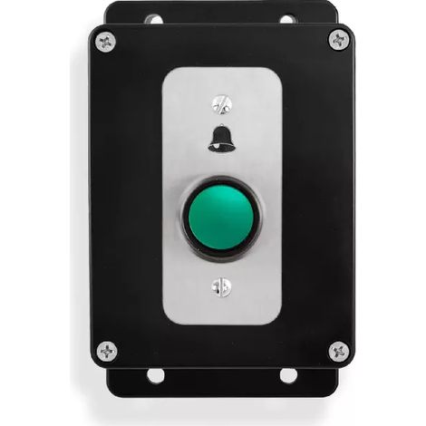 Bouton sans fil haute-résistance supplémentaire - 800m / NOIR "Cloche" (Gamme PROTECT 800) (1/3)