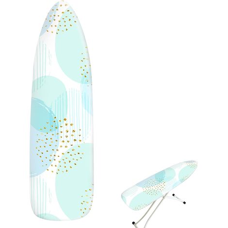 XTDMJ Housse de table à repasser pour centrale vapeur, 140 x 50 cm, housse de table à repasser, repassage confortable et plus rapide, convient pour fer à repasser à vapeur (1/5)