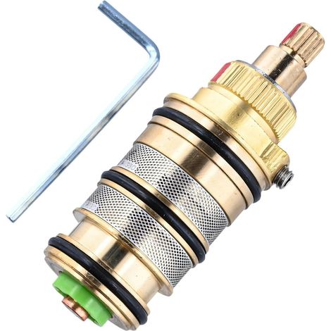 Mitigeur bain-douche thermostatique en laiton 20 à 48 °C 38 °C (1/5)