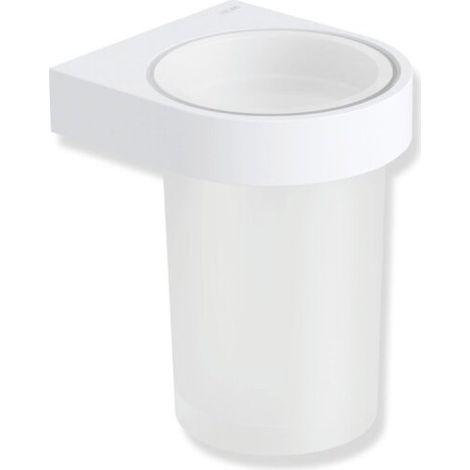 HEWI 800.04.11065 DX gobelet en verre avec support système 800 (1/2)