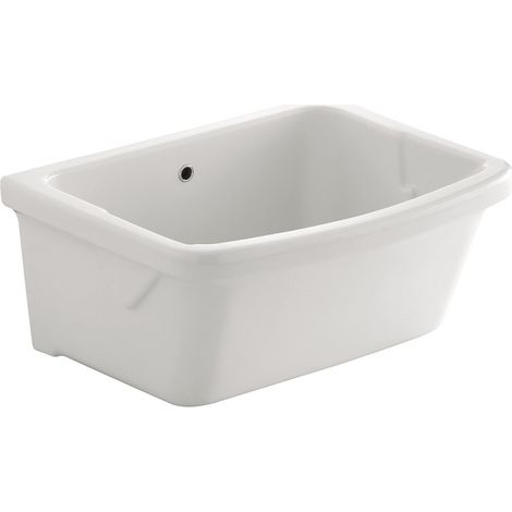 Lavatoio serie iseo in ceramica installazioni su muretti (1/3)
