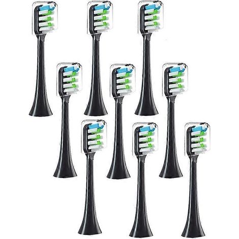 9 têtes de brosse pour brosses électriques SOOCARE V1 V2 X3 X3U X5 D2 D3, A--