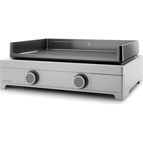 plancha gas 7000w placa hierro fundido esmaltado 60x41cm - modern g 60 i - forge adour - (1/2)