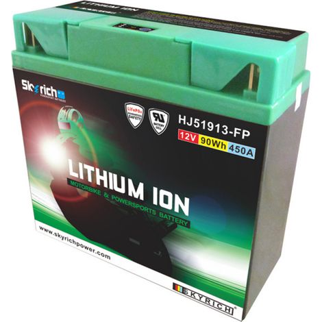 BATTERIE MOTO LITHIUM SKYRICH HJ51913-FP 51913