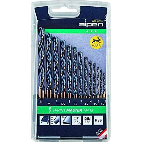 ALPEN 811102100 FORET COQUE ''SPRINT MASTER'' TM, 0 V, GRIS, 28 X 0,5 MM (1/2)