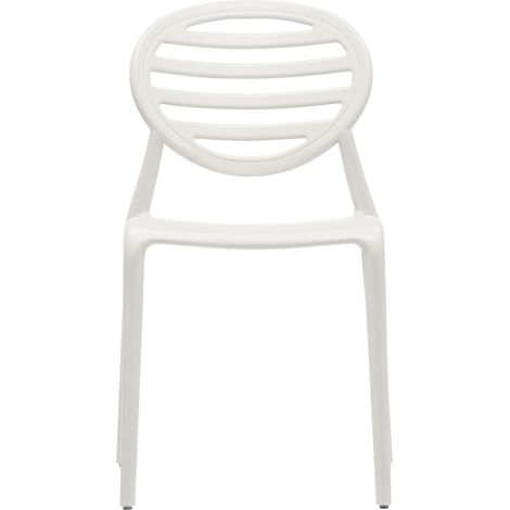 Lot de 6 chaises design TOP GIO - intérieur et extérieur