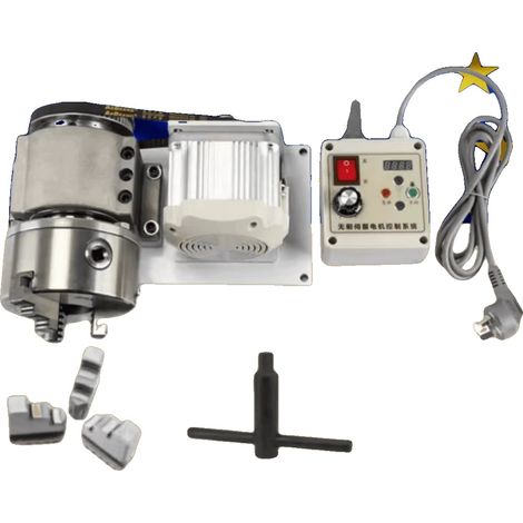 Eje giratorio, velocidad ajustable, compatibilidad versátil, con mandril K11-125 mm (1/5)