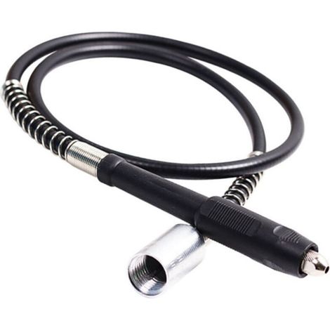 Mandrino di prolunga flessibile senza chiave per smerigliatrici angolari M19 x 2 mm, compatibile con utensili rotanti Dremel (1/4)