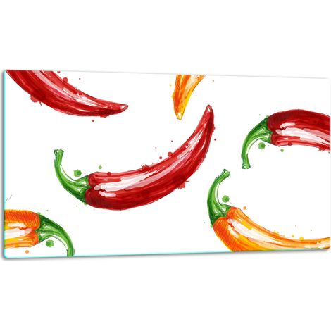 Schneidebrett aus Glas, 52 x 30 cm, Pfefferstreuer (1/5)