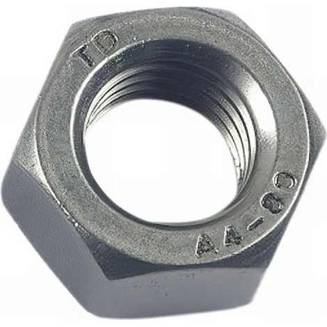 Ecrou hexagonal M10 mm INOX A4 - Boite de 100 pcs - Fixtout EHU10A4