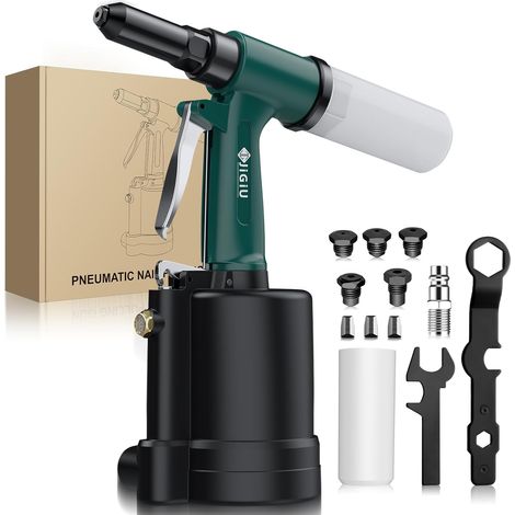 1780KGF Pneumatic Riveter with 5 Nozzles 2.4 to 6.4 mm (1/5)