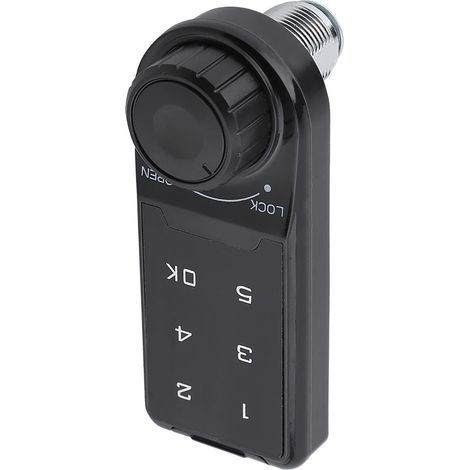 Seguridad Smart Lock Touch, Cerradura de Puerta de Entrada sin Llave, Cerradura Inteligente, Cerrojo Electrónico, Teclado con Pantalla Táctil, Impermeabilización para Hotel,(Installation size L=20) (1/4)