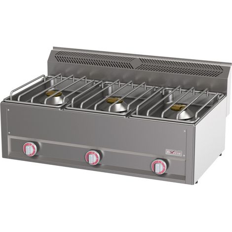 Cuisinière 3 feux 8 Kw surpuissants - Diverso