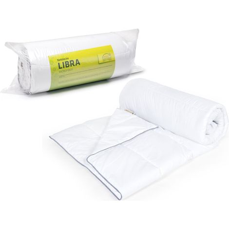 Couette été Plaid en Microfibre Blanc, Microfibre, weiß, 155 x 220 cm (1/5)
