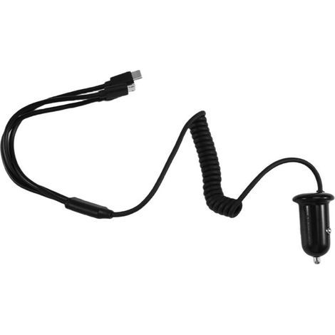 Chargeur de Voiture Universel à 3 Interfaces pour Téléphone IOS et Android, Adaptateur de Chargeur Automatique de Type C, Accessoires