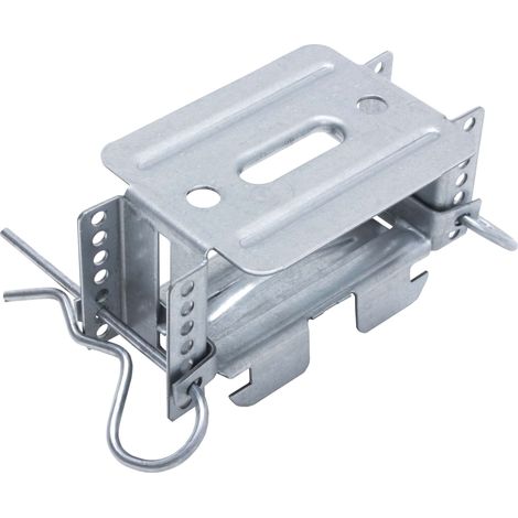 PROTEKTOR Direktabhänger Deckenabhänger justierbar für CD Profil 60/27, Silber, Zubehör Deckenprofile Trockenbau, Made in Germany - 50 Stück, 40-70 mm