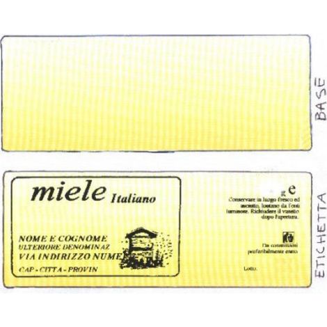 Etichetta per miele personalizzata (confez. da 100 pezzi)