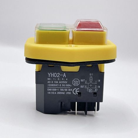 Built-in switch - 220V KJD17 B voltage-free switch with undervoltage release and executed coil contact - Composable two-way switch(4-pin insert) (1/4)