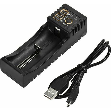 Charger for 1.2V / 3.7V / 3.2V / 3.85V AA / AAA 18650/18350/10440/14500/16340 rechargeable lithium-NiMH batteries (1/5)