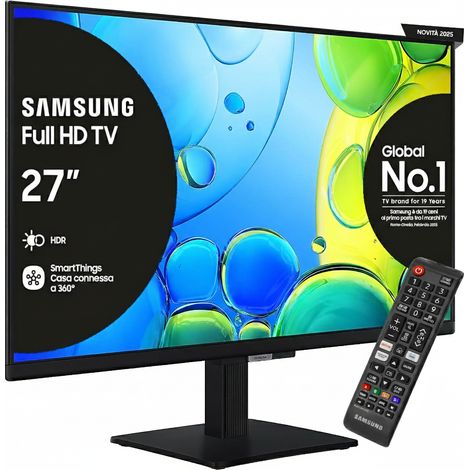 SAMSUNG TV 27 POLLICI SMART LED Full HD UE27F6002F WiFi Tizen DVB-T2/C/S2 AppleTV