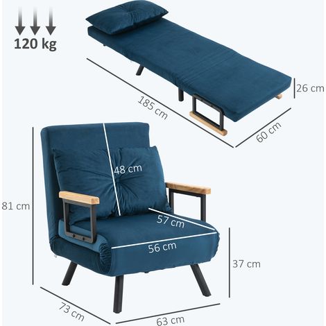 Fauteuil inclinable de style scandinave, idéal pour se détendre ou lire. Coussin capitonné inclus, noir et naturel. (1/5)