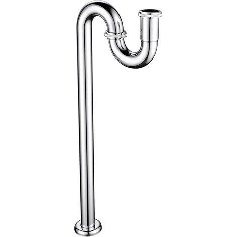 WT04 Designer-Waschbecken-Siphon aus verchromtem Messing 1 1/4 (1/5)