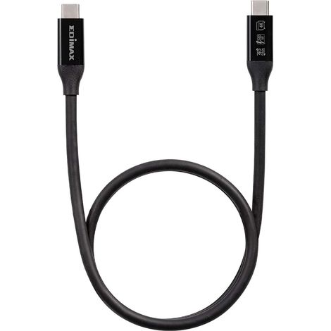 EDIMAX Câble USB USB4™, Thunderbolt™ 3 USB-C® mâle 1.00 m noir UC4-010TB V2 (1/5)