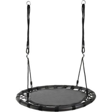 Balançoire pour enfants 100 cm, noire (1/2)