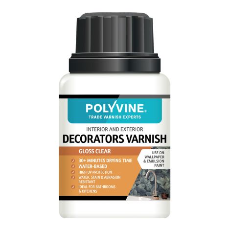 Polyvine - Decorators Varnish - Gloss - 100ml