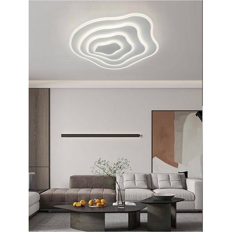 Plafoniera Led Luce Naturale Da Soffitto 59 Watt Lampadario Moderno Effetto Onda (1/4)
