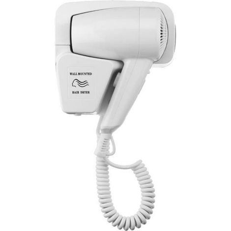 Sèche-cheveux 220V 1200W Séchoir Ventilateur Sèche-linge Mural Salle de bain (1/4)