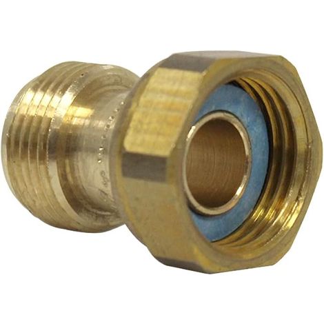 Raccord butane et/ou propane - Raccord Joint Plat Gaz femelle G 1/2" - Mâle 20x150 (1/3)