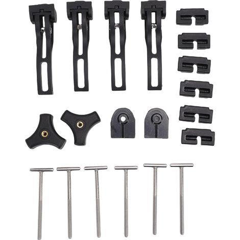 Kit D'Accessoires pour Couvercle de Tonneau de Camion, Kit D'Accessoires de Boulons en T de Serrage Avant et Arrière pour Couvercle de Tonneau Rigide à Trois ou Quatre Plis, (1/5)