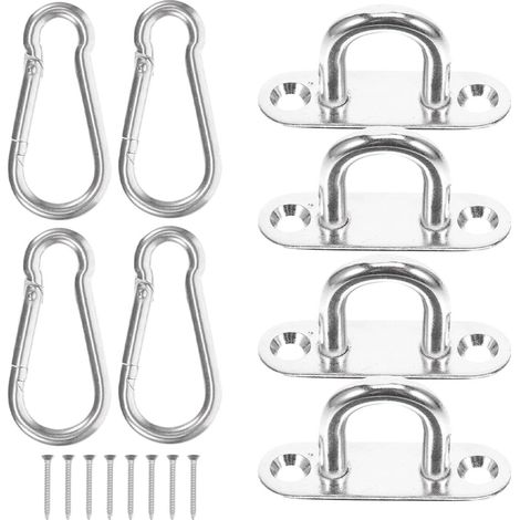 Anneau de fixation - inox - à œillet - pour charge suspendue (1/5)