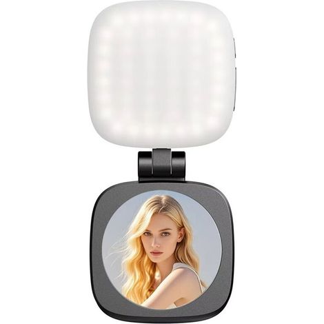 Luz de relleno magnética para transmisiones en vivo, aro de luz para teléfono móvil, espejo, luz de belleza para selfies.