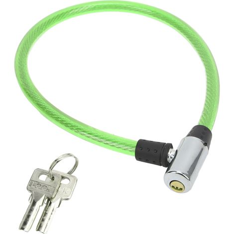 Cable de candado para bicicleta de acero resistente y duradero, portátil y fácil de usar para bicicletas y motocicletas. GateGreen
