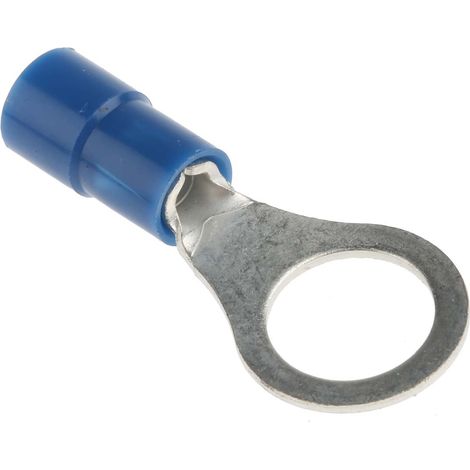 Cosses à œillet RS PRO, Isolé, Bleu, 2.5mm², M8, 12mm (1/3)